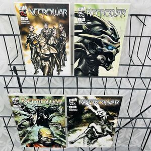Necrowar 1-3 & 1b Variant Set (Dreamwave 2003) Adi Gravinov‎ IDW Simon Firman